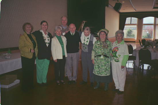 Attendees at the 2011 Saint Patricks Day Luncheon